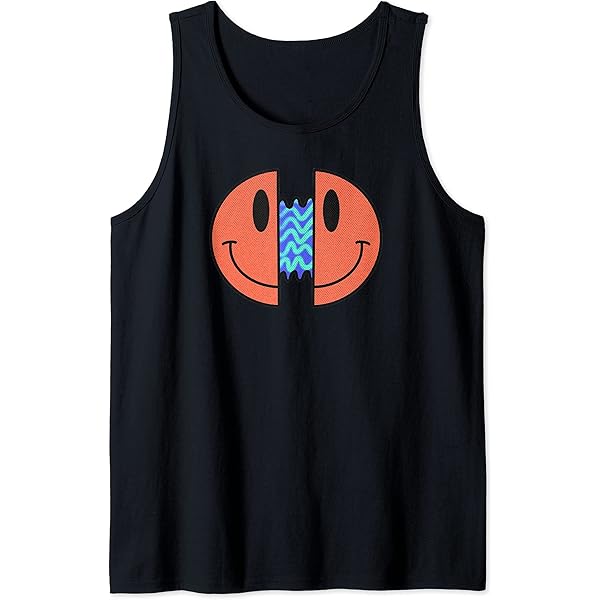 Amazon.com: Retro 70s Smile Face Tank Top : Clothing, Shoes